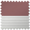 Duo Blind (Blackout), 4578 Soft Rose & 1016 White - VELUX Loft Blind